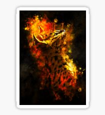 gxp serval cat splatter watercolor Sticker