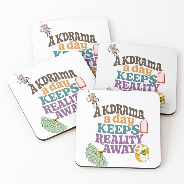 Item preview, A K-Drama A Day Keeps Reality Away, k-drama fan designed and sold by MonetObsidian.