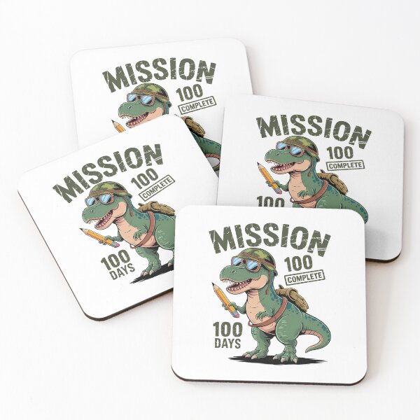 Item preview, Mission 100 Days Complete Camo T Rex 100 Days Of School Boy  designed and sold by RayArmstrong.