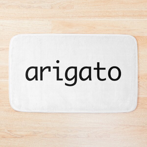 Item preview, Vintage Typewriter Style Arigato Japanese Thank You designed and sold by Red Onion.
