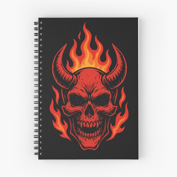 Item preview, Fiery skull designed and sold by ThatBurrito.
