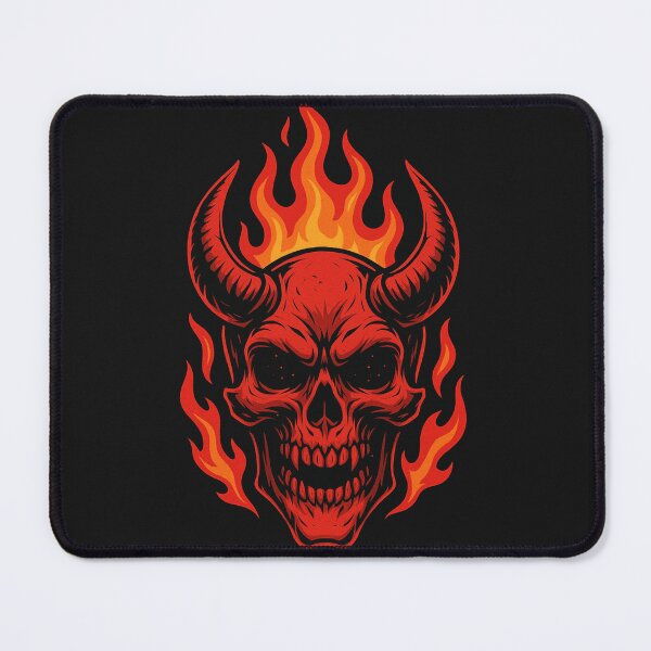 Item preview, Fiery skull designed and sold by ThatBurrito.