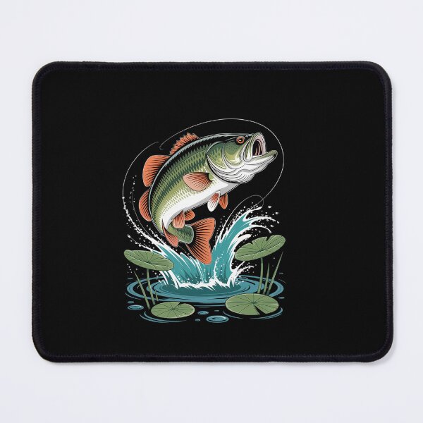 Item preview, Bass Fisherman Large Mouth Bass Fishing designed and sold by Elenasriveras.