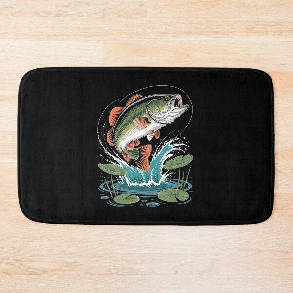 Item preview, Bass Fisherman Large Mouth Bass Fishing designed and sold by Elenasriveras.