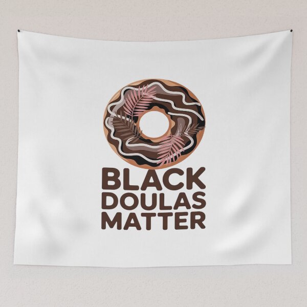 Item preview, Black Afro Doula Midwife Birth Worker Black Doulas Matter designed and sold by RustsyMin.