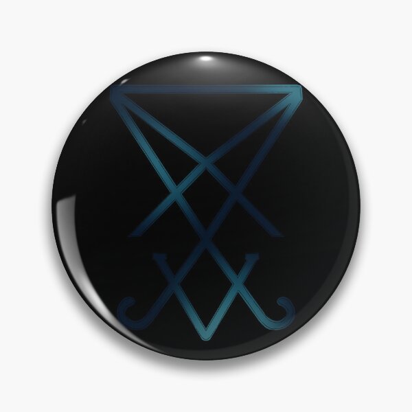Item preview, Lucifer Sigil - Blue designed and sold by Neon-Harvest.