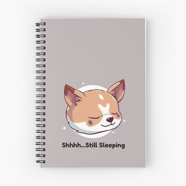 Item preview, Kawaii Sleepy Shiba Inu – Quiet Please, I’m Sleeping designed and sold by Delightful Wholeness.