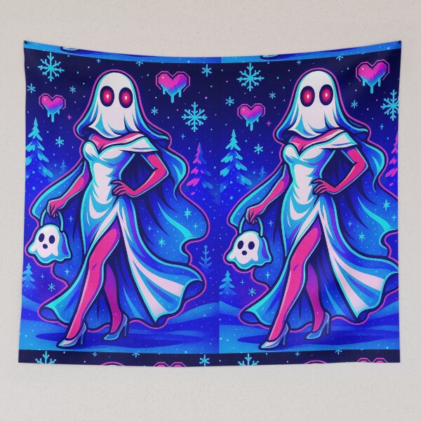 Item preview, Monster High Inspired vaporwave Ghost Ghoul Christmas designed and sold by Dreamy Panda Studio .