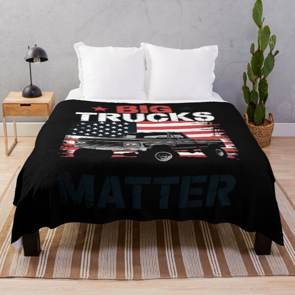 Item preview, Big Trucks Matter Love Lifted Truck American Flag designed and sold by RustsyMin.