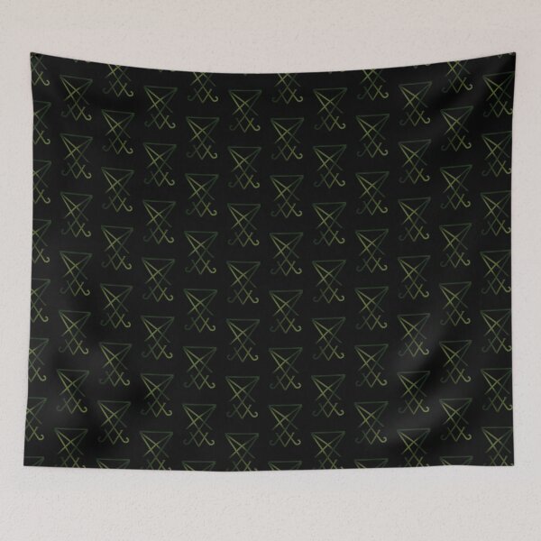 Item preview, Lucifer Sigil - Green designed and sold by Neon-Harvest.
