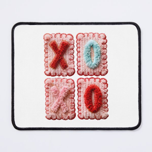 Item preview, XOXO Knitted Valentine Cozy Yarn Heart Letter designed and sold by adoslavduse.