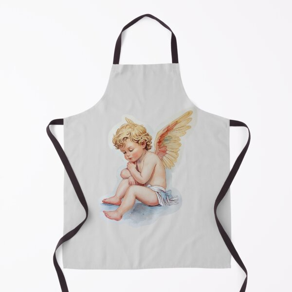 Item preview, Little Angel in Thoughtful Pose designed and sold by VeLuMi.