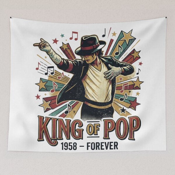 Item preview, King of Pop 1958 - Forever – Michael Jackson Tribute designed and sold by Fashvora.