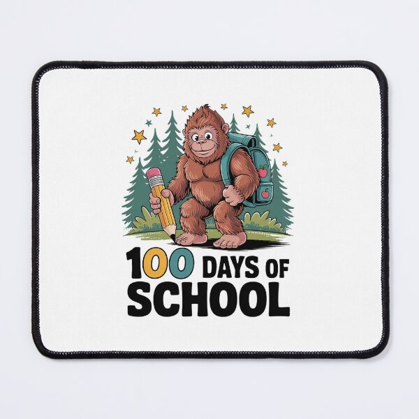 Item preview, Bigfoot Happy 100 Day Of School , Bigfoot , Toddler School Celebration Gift designed and sold by khorbiasieno.