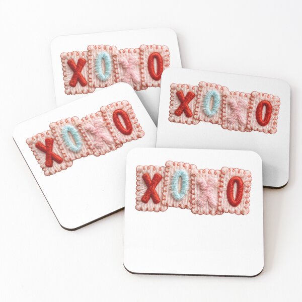 Item preview, XOXO Knitted Valentine Cozy Yarn Heart Letter designed and sold by adoslavduse.