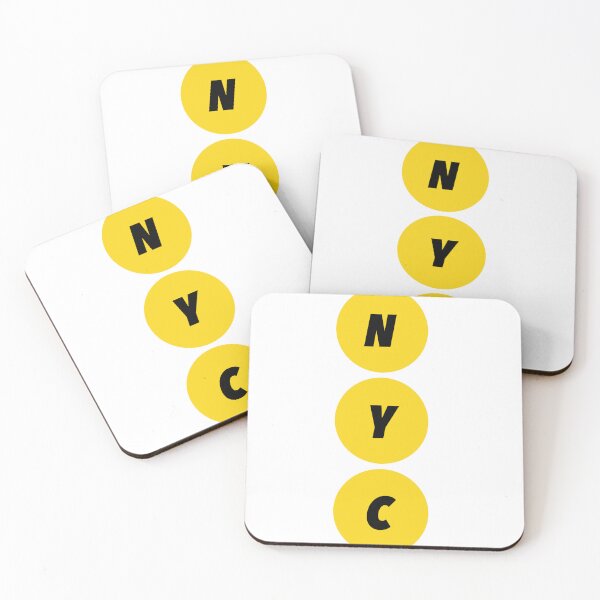 Item preview, NYC train lines yellow vertical designed and sold by Mozart3.