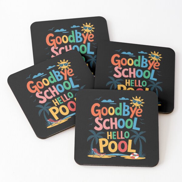 Item preview, Goodbye School Hello Pool Summer Break First Day Of School  designed and sold by RayArmstrong.