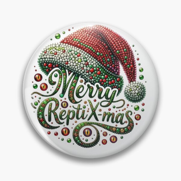 Item preview, Santa Claus hat with reptile eyes and reptlie style Christmas design designed and sold by RATIO CREATIVA.