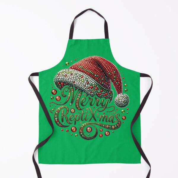 Item preview, Santa Claus hat with reptile eyes and reptlie style Christmas design designed and sold by RATIO CREATIVA.