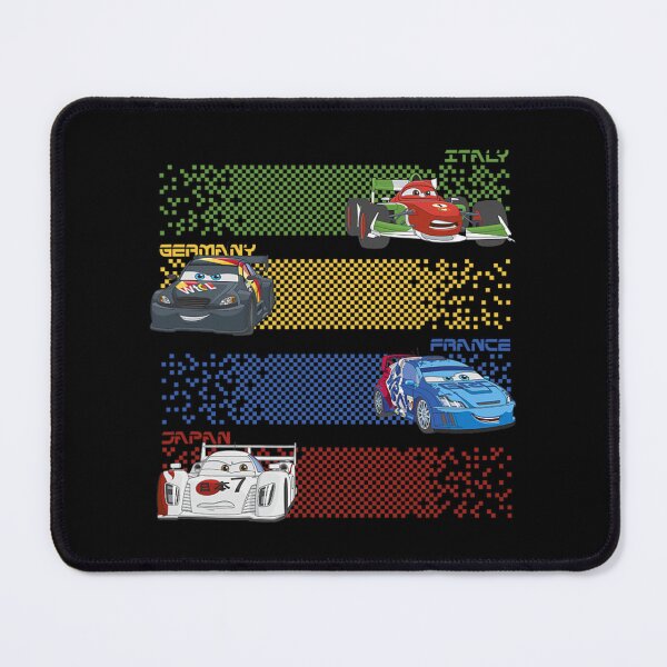 Item preview, Disney Pixar Cars 2 Italy Germany France Japan Pixel Dashes  designed and sold by Haleigh Julius.
