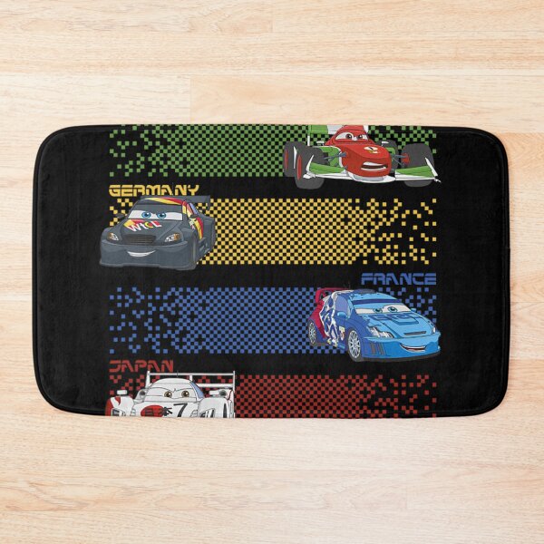 Item preview, Disney Pixar Cars 2 Italy Germany France Japan Pixel Dashes  designed and sold by Haleigh Julius.
