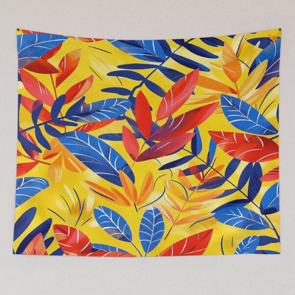 Item preview, Leaves Overlapping Abstract designed and sold by ViaARTfactory.