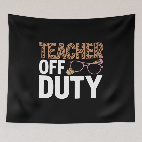 Item preview, Teacher Off Duty Happy Last Day Of School Teacher Summer Tank Top designed and sold by RayArmstrong.