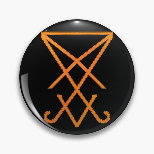 Item preview, Lucifer Sigil - Bright Orange designed and sold by Neon-Harvest.