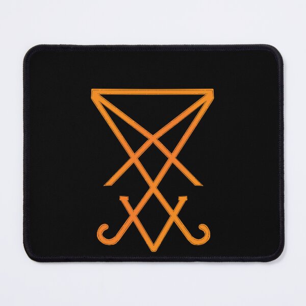 Item preview, Lucifer Sigil - Bright Orange designed and sold by Neon-Harvest.