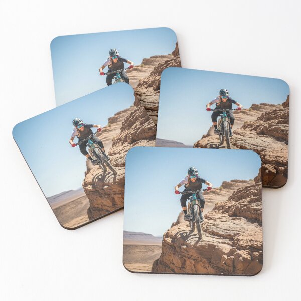 Item preview, Extreme Desert Ride: Vertical Drop by Female Mountain Biker. designed and sold by Hinson MTB Visuals.