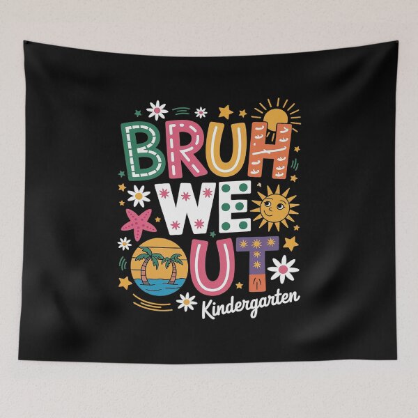 Item preview, Bruh We Out Kindergarten Teacher Last Day Of School Summer designed and sold by Elenasriveras.
