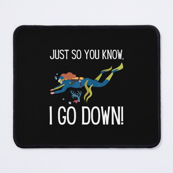 Item preview, Go Down Funny Cave Diving And Cave Diver designed and sold by SarahLeanne1.