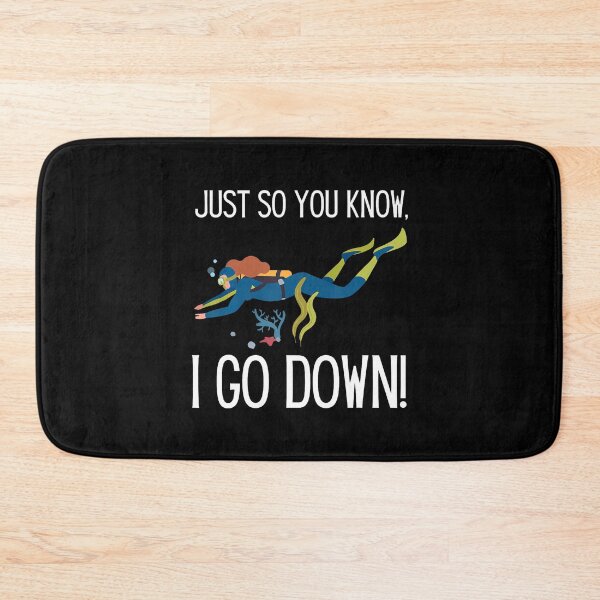 Item preview, Go Down Funny Cave Diving And Cave Diver designed and sold by SarahLeanne1.