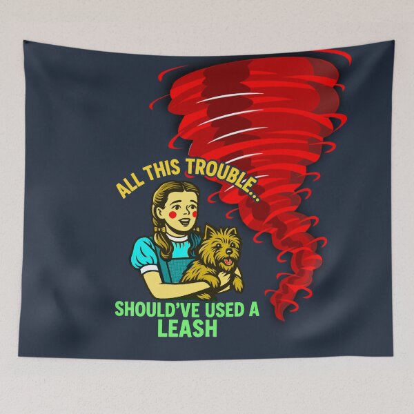 Item preview, All This Trouble – Should’ve Used a Leash designed and sold by Sanctum Icons.