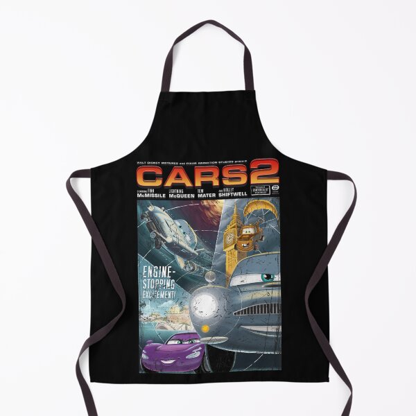 Item preview, Disney Pixar Cars 2 Engine-Stopping Excitement Retro Poster designed and sold by AmareAlfr.