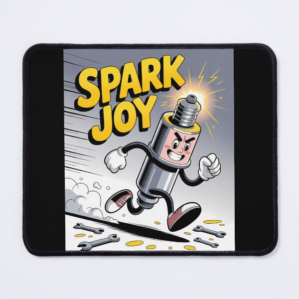Item preview, Spark Joy Mechanic Pun designed and sold by ACRShop.