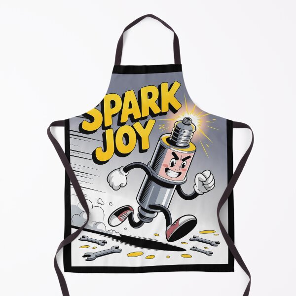 Item preview, Spark Joy Mechanic Pun designed and sold by ACRShop.