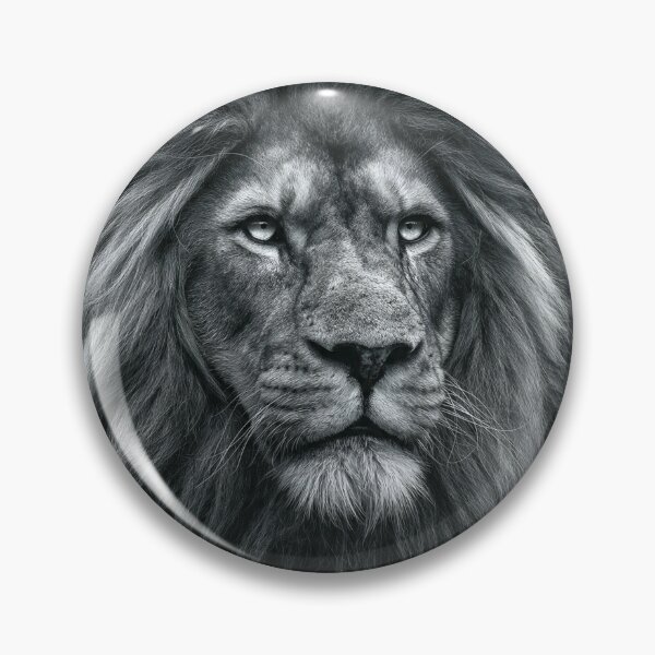 Item preview, Majestic Lion in Black and White designed and sold by Savannah Gibbs.