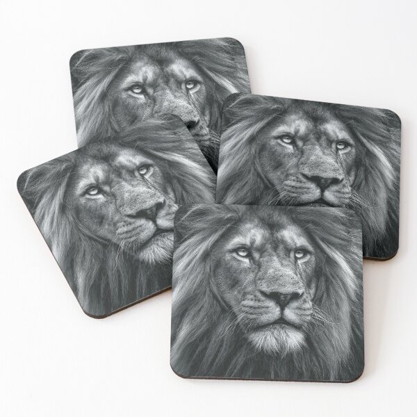 Item preview, Majestic Lion in Black and White designed and sold by Savannah Gibbs.