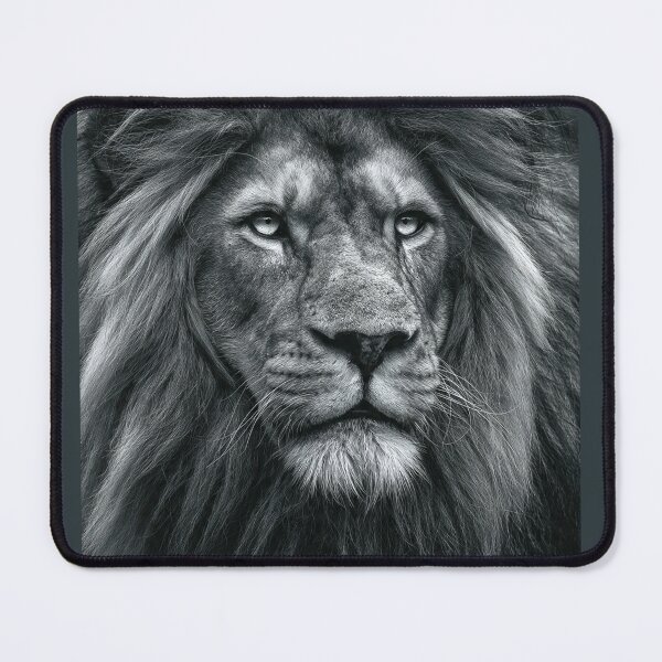 Item preview, Majestic Lion in Black and White designed and sold by Savannah Gibbs.