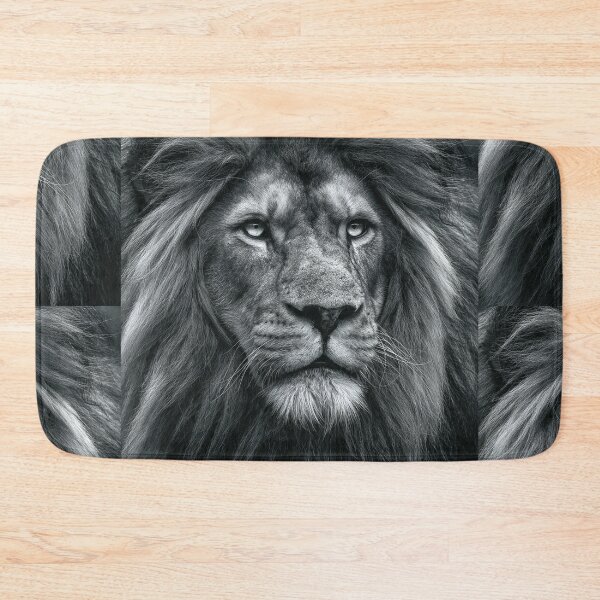 Item preview, Majestic Lion in Black and White designed and sold by Savannah Gibbs.