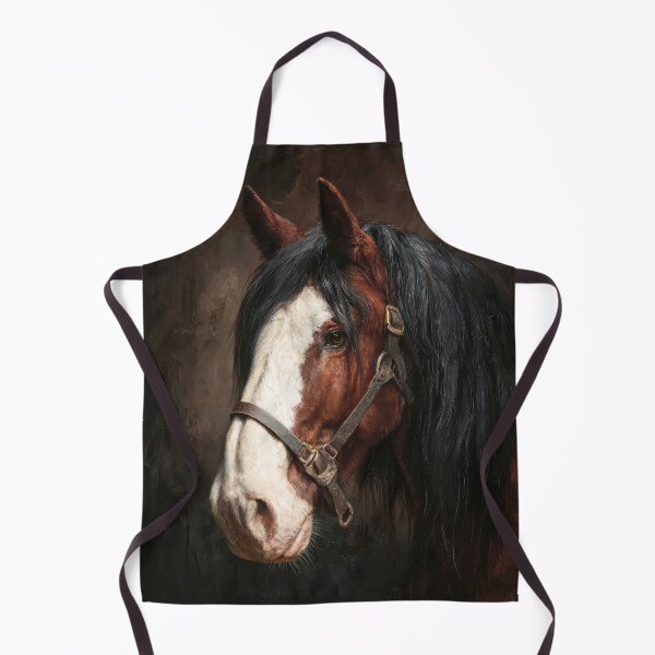 Item preview, Bay Shire Horse Portrait designed and sold by Elisabeth Lucas.