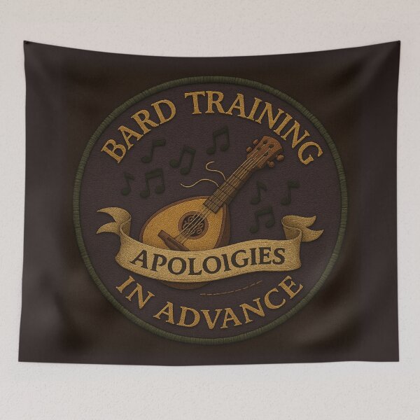 Item preview, Bard in Training • Musical Mishaps Fantasy Crest Design designed and sold by fairmaiden7.