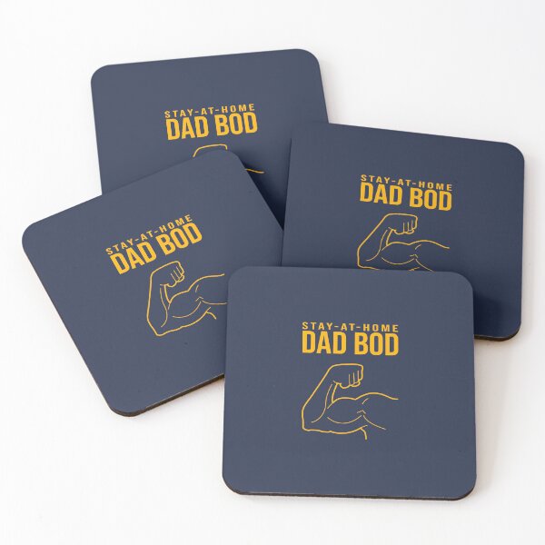 Item preview, Strong Stay-at-Home Dad Bod - Mustard Yellow designed and sold by glategan.