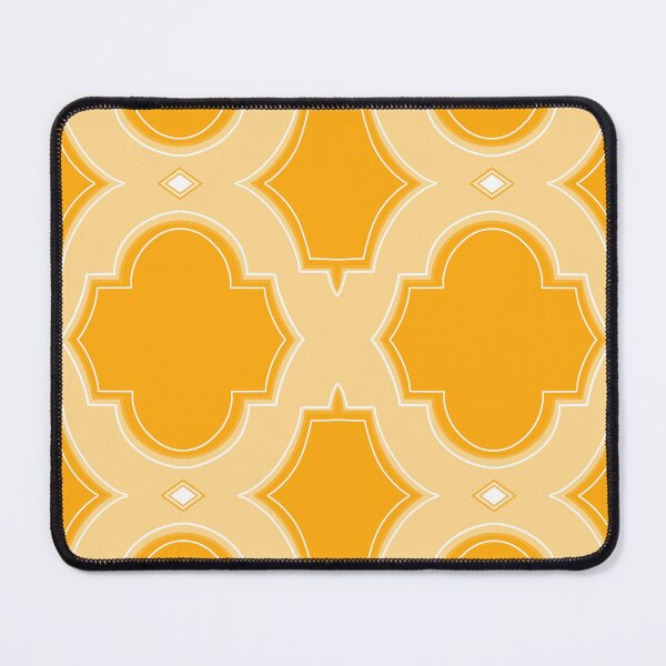 Item preview, Bold Moroccan Trellis Pattern – Warm Yellow Seamless Design designed and sold by TheArtikaStudio.