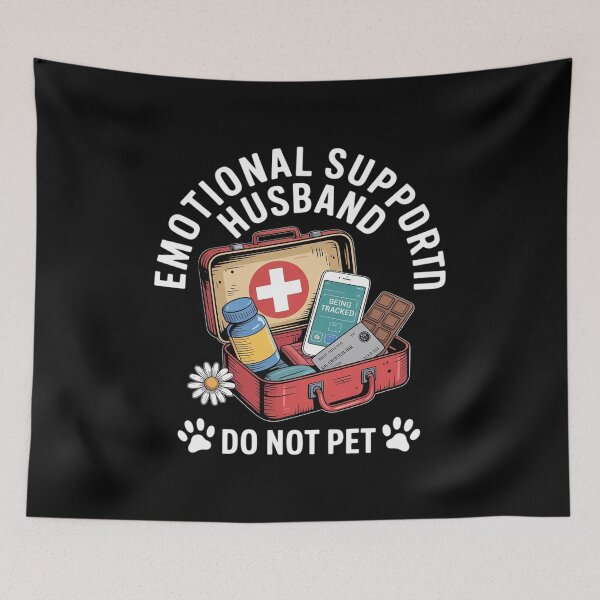 Item preview, Emotional Support Husband Fully Equipped Husband  designed and sold by KonstanKoraner.