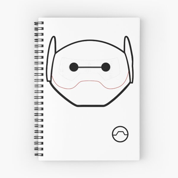 Item preview, Baymax Minimal Robot Mask – Futuristic Tech Face Icon Art designed and sold by CedriMark.