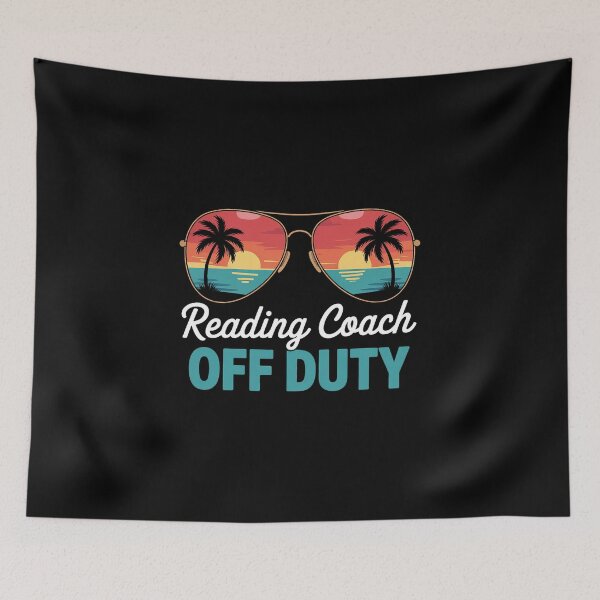 Item preview, Reading Coach Off Duty Happy Last Day Of School Summer 2021 Long Sleeve designed and sold by VasilisLamArt.