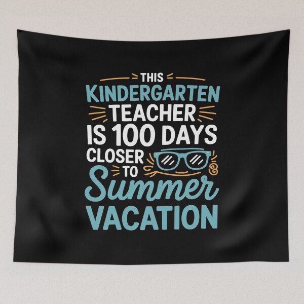 Item preview, Kindergarten Teacher 100 Days School Summer Funny Kinder Sweat designed and sold by RayArmstrong.