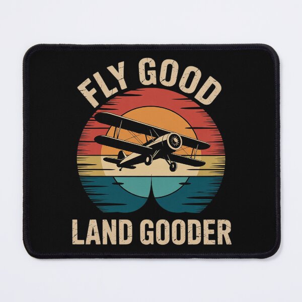 Item preview, Fly Good Land Gooder Airline Pilot Private Pilot Student  designed and sold by KonstanKoraner.